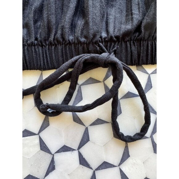 One A Day Black Drawstring Dolman Top – Size Medium - Picture 3 of 9